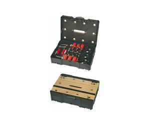 Bessey Brida horizontal con brazo abierto y placa base horizontal STC-S-MFT, 14 piezas