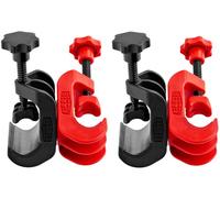 BESSEY Conector transversal STE-CC-SET, accesorios para soportes de techo, se puede utilizar para fijación de conexiones transversales, preposicionamiento flexible de 360°, carga máxima de 30 kg por