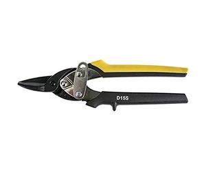 Bessey D15S-BE Cisaille d'aviation compacte droite droite et gauche Jaune/noir
