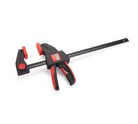 BESSEY Serie EHK - Fuerza de sujeción de 300 libras - 6 pulgadas - Juego de abrazaderas de gatillo - 3.1 pulgadas. Profundidad de garganta - Abrazaderas de madera, herramientas y equipos para