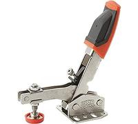BESSEY STC-VH50 - Abrazadera de ajuste automático vertical con abrazadera chapada en níquel, color plateado