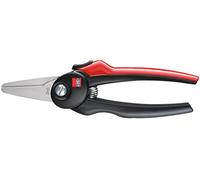 BESSEY Tijera universal recta D48-2 con mangos bicomponentes | Permite cortes precisos y potentes con alto control y mango ERGO para un trabajo sin fatiga