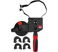 Bessey VAS-23+2K Abrazadera de correa de ángulo variable con 4 clips, negro con mango rojo, 23 pies