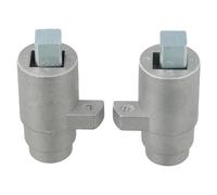 Besshepplo 2 piezas de reposabrazos, arbustos de ajuste de reposabrazos lateral izquierdo y derecho, parte de fijación para transportador para T5 y para Caravelle, juego de 2 7H0881082