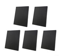 Besshepplo 5 almohadillas de espuma de poliuretano cortables para cajas de herramientas, almacenamiento de equipos de cámara, hojas de protección de corte personalizadas, color negro (30 x 30 x 2,5 cm