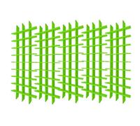 Besshepplo 5 separadores de bandeja de silicona para liofilizador derecho de cosecha con compartimentos ajustables para mejorar la separación de alimentos y el proceso de secado (verde claro)