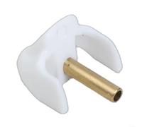 Besshepplo Aguja de cartucho de repuesto para tocadiscos Stanton N520 520.V3 N505 505.V3 y 500 Series fonógrafo compatible con ASTATIC FIDELITONE RADIO SHACK RECOTON plástico blanco