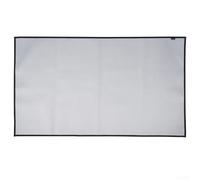 Besshepplo Alfombrilla de base ignífuga de 105 cm, resistente al calor, almohadilla de protección para parrillas de carbón, hogueras, terraza, patio, césped, cubierta de seguridad, color plateado