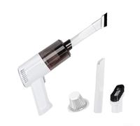 Besshepplo Aspirador de mano inalámbrico portátil plegable con filtro HEPA para uso doméstico y en el coche Potente succión removedor de polvo eléctrico Fácil almacenamiento Dispositivo de limpieza