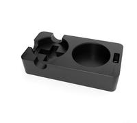 Besshepplo Base de manipulación de café, estación de apisonamiento de espresso, soporte de portafiltro, organizador para ES601 655 701, accesorios de barra de café de cocina, negro para PLA (A)