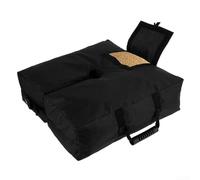 Besshepplo Base de saco de arena extraíble resistente al viento para sombrillas de patio cuadradas al aire libre sombra de jardín bolsa de ancla llena de arena para camping, playa, picnic, eventos