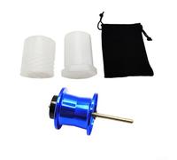 Besshepplo Carrete de pesca de aleación de aluminio para Daiwa Tatula 103 SV TW 100 Salamandura 103 Carrete de cebo de lanzamiento largo 31.9 x 25.3 mm 5.9 g 1.5-20 g Peso de cebo (azul)