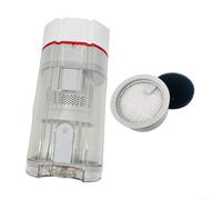 Besshepplo Conjunto de filtro multicono de taza de polvo compatible con SOLO 10 POWER 11 Pro 12 Separador Colección Bin Pieza de repuesto para robot aspirador Accesorios (B)