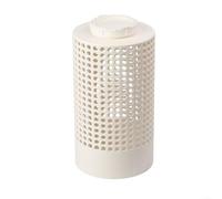 Besshepplo Contenedor de compostaje subterráneo con filtro de drenaje para estanque de peces y cama elevada, sistema de reciclaje de residuos de jardín, tubo de PVC de 75 mm, 160 mm, 200 mm, blanco