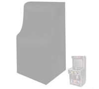 Besshepplo Cubierta de consola de videojuegos de tela Oxford 210D impermeable para sistema de juegos al aire libre uso interior negro beige gris café 51 x 68,5 x 145 cm (gris)