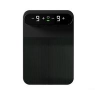 Besshepplo Dispensador de jabón eléctrico de doble cabezal automático inteligente con sensor infrarrojo sin contacto 9 velocidades ajustables IPX7 impermeable para oficina en casa (B)