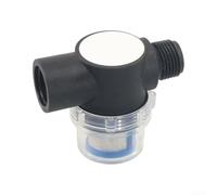 Besshepplo Filtro de tanque de agua RV 50 malla de acero inoxidable de grado marino con función de retrolavado, carcasa de plástico de ingeniería para yate, barco, bomba de jardín, tubería, rosca de