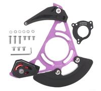 Besshepplo Guía de cadena de disco único de bicicleta de montaña 32T-38T Protector de cadena de nailon de aleación de aluminio para ISCG03 ISCG05 Soporte inferior con tornillos adaptadores, juntas