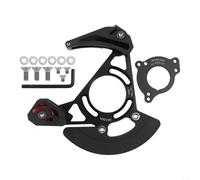 Besshepplo Guía de cadena de disco único de bicicleta de montaña 32T-38T Protector de cadena de nailon de aleación de aluminio para ISCG03 ISCG05 Soporte inferior con tornillos adaptadores, juntas