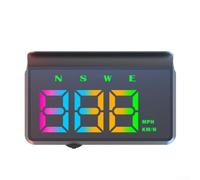 Besshepplo HeadUp Display - Velocímetro digital GPS HUD con pantalla de fuente grande, ajuste automático de brillo, chip de modo dual para coches de nueva energía, híbridos, motocicletas