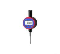 Besshepplo Indicador digital recargable con palanca de elevación 0-12.7mm Rango 5um Precisión Pantalla LCD impermeable Sonda métrica M2.5 para medición de altura y profundidad Negro Bl (0-25.4)