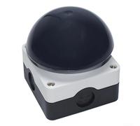 Besshepplo Interruptor de botón de parada de seguridad de cabeza de hongo Pedal de pie Auto reinicio Empuje de mano Material ABS IP65 Interruptor de control impermeable 440V 10A Clasificación de larga