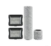 Besshepplo Juego de cepillo de rodillo y filtro para estropajos de suelo Midea G6 G6-T G7 X10 X10 Pro con cerdas de lana suave para suelos de madera dura, lavable, reutilizable, limpieza silenciosa