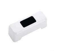 Besshepplo Kit automático de descarga de inodoro sin contacto con sensor infrarrojo 2000mAh batería recargable IPX5 impermeable inteligente para baño público, hotel, restaurante, baño, blanco