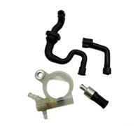 Besshepplo Kit de bomba de aceite para motosierra MS251 MS251C MS231 con tubo de salida de entrada y material de hierro de turbina, flujo de aceite consistente y resistencia a alta presión para un