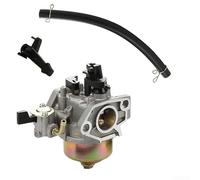 Besshepplo Kit de carburador para motores GX340 13HP 11HP Reemplazo 16100-ZF6-V00 17210-ZE3-505 16100-ZF6-V01 Montaje de carburador de metal fácil de instalar Plata Negro Exterior Po