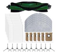 Besshepplo Kit de piezas de aspiradora para los lados principales, filtro de cepillo, trapeadores, bolsa de polvo, piezas de repuesto para Cecotec para Conga 7490 Home para X-Treme para Genesis (B)
