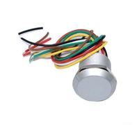 Besshepplo Lector EM4100 de 125 KHz con control de tarjetas 26 formatos resistente a la intemperie funda de poliamida para entrada de puerta con llaveros incluidos