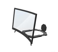 Besshepplo Lupa curvada de pantalla de teléfono móvil HD con visión amplia de 178 grados, filtro de luz azul, protección ocular, diseño portátil, base antideslizante estable, acrílico ABS MA (tamaño 2