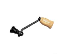 Besshepplo Mango de carrete de pesca de fibra de carbono brazo basculante único 70 mm de longitud 55 mm distancia entre ejes con 2 rodamientos compatible con Fuego Taula Exceler Caldia Prorex Certate