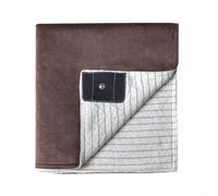 Besshepplo Manta de conexión a tierra de 100 x 150 cm, fibra de plata conductora con cordón para ropa de cama conectada a tierra, poliéster, algodón, para cama, sofá, suelo, blanco, negro, azul