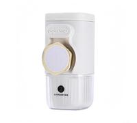 Besshepplo Máquina de café espresso portátil manual de 15 barras para café molido y cápsulas, tanque de agua de 100 ml, compacto, viajes, camping, al aire libre, no requiere electricidad, color negro