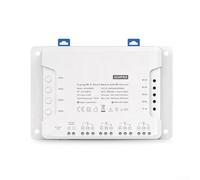 Besshepplo Módulo de interruptor de luz inteligente WiFi Montaje en riel DIN Módulo de control remoto 4CH para Tuya RF Módulo de control de voz para Alexa Smart Home Automation (4CH Pro-R3)
