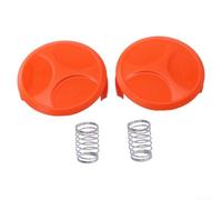 Besshepplo Paquete de 2 cubiertas de carrete de repuesto para Black and Decker Grass Trimmer Parts 385022-03 Material ABS de alta calidad, no necesita herramientas, fácil ajuste a presión para modelos