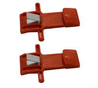 Besshepplo Paquete de 2 pestillos de batería 4522 430 9800 Palanca de bloqueo compatible con MSA140 BGA57 BGA56 FSA56 HLA56 HSA56 HTA50 MSA120 Herramientas Mecanismo de bloqueo seguro fácil de