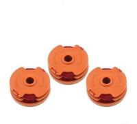 Besshepplo Paquete de 3 bobinas y línea para recortadora WG100E WG104E WG119E para McGregor MET6032 MET4530 GGT600G piezas de repuesto de 1,5 mm de diámetro, 2 accesorios de césped de doble línea