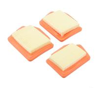 Besshepplo Paquete de 3 filtros de aire para desbrozadoras FS490 FS510 FS560, sustituye al fabricante original 41481410300, protección del motor de alta cil instalación, construcción de