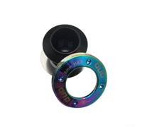 Besshepplo Perno de manivela autoextraíble de aleación de aluminio verde M30 para bielas SRAM compatible con interfaz M30, pieza de repuesto de componente de bicicleta de 18 g (arcoíris)