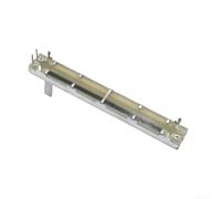 Besshepplo Potenciómetro deslizante de 75 mm B10K A10K B50K 60mm de recorrido 15mm Base de fibra de vidrio suave ajuste lineal para mezclador de audio y paneles de control compatible con montaje