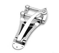 Besshepplo Puente de trémolo para guitarra eléctrica hueco y hueco, aleación de zinc, oro, plata, brazo vibrato grande, modulación de tono suave, afinación estable para guitarras de jazz Archtop Ligh