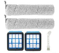 Besshepplo Repuesto para rollos de cepillo para Bissell para CrossWave para OmniForce 3882S aspiradoras húmedas y secas con 2 cepillos de rodillo, 2 filtros, 1 herramienta de limpieza