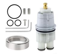 Besshepplo RP46074 Cartucho de equilibrio de presión de repuesto para válvula de ducha para control múltiple, grifo de bañera de una sola manija, prevención de fugas, fácil instalación de bricolaje de