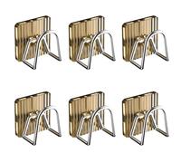 Besshepplo Sin esfuerzo para la organización de la cocina con 6 soportes de esponja ganchos de pared ()