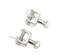 Besshepplo Soporte de montaje de aleación de aluminio para motocicleta eléctrica Sur Ron X S CNC Mecanizado Soporte de conexión Pedal Accesorio de conexión Negro (plata)