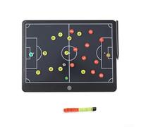 Besshepplo Tablero electrónico LCD de estrategia de entrenamiento de fútbol con marcadores magnéticos para fútbol, baloncesto, bádminton, hockey sobre hielo, balonmano, voleibol, entrenadores, 34 x 25