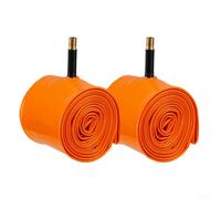Besshepplo Tubo interior de bicicleta de 14 pulgadas 14 x 1.5-1.75 material ultraligero 60 g tubo de neumático de bicicleta de montaña con válvula AV30 mm para llantas y frenos de disco naranja (2